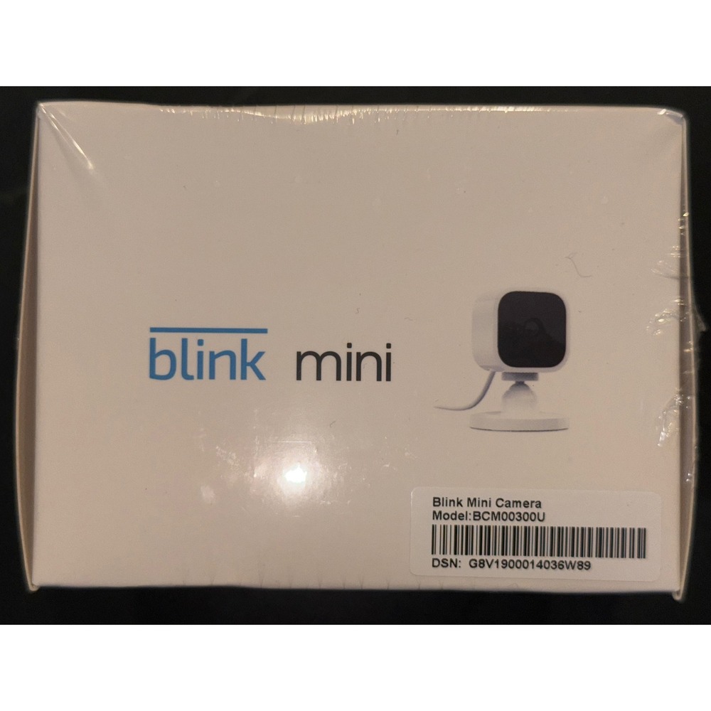 Blink Gen1 Mini Indoor Plug-In HD Smart Security Camera White BCM00300U NIB/BNIB - Picture 2 of 5